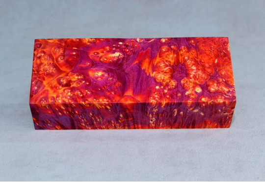 Stabilized Maple Burl Wood Mod Block